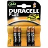 BATTERIA DURACELL MINI STILO PLUS POWER - BL 4PZ DURACELL DURACELL