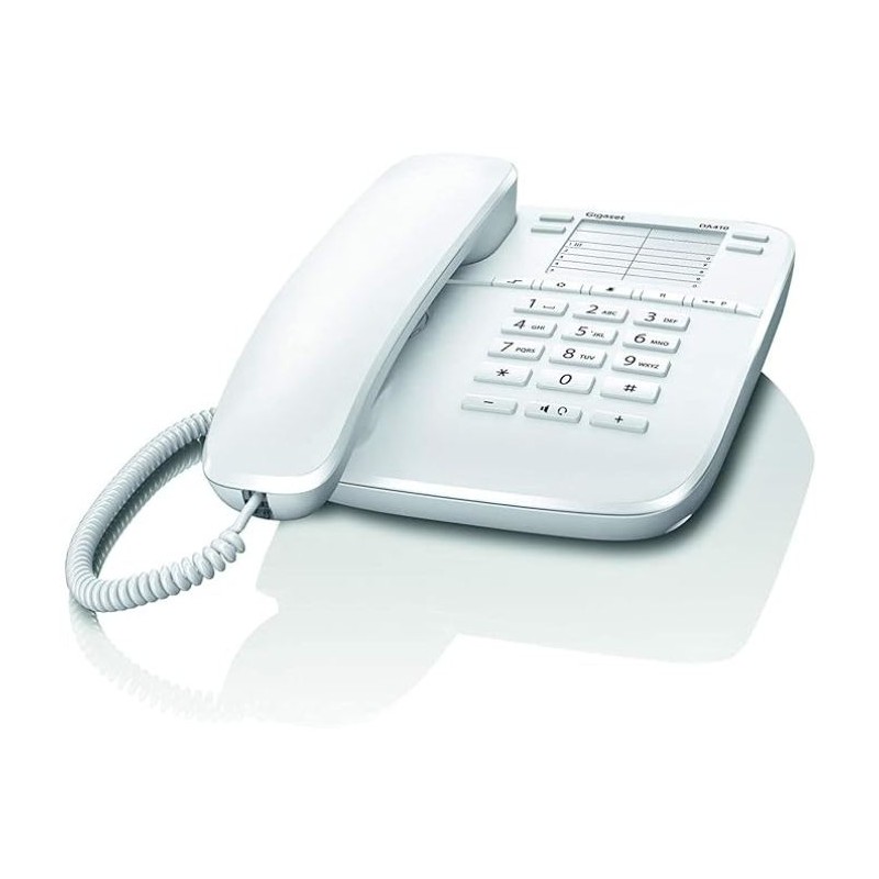 GIGASET DA410 Telefono Fisso Bianco GIGASET GIGASET GIGASET DA410 Telefono Fisso Bianco GIGASET GIGASET